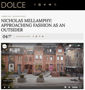 NICHOLAS MELLAMPHY FROM CABINE TORONTO Talks To Dolce Magazine About His Approach To The Luxury Market
