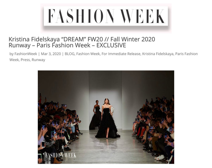 HALM X KRISTINA FIDELSKAYA Paris Fashion Week Runway Exclusively Covered by FASHION WEEK PRO