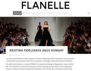 HALM x KRISTINA FIDELSKAYA: Paris Fashion Week Runway Covered by FLANNEL MAGAZINE