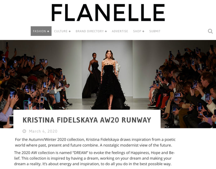 HALM x KRISTINA FIDELSKAYA: Paris Fashion Week Runway Covered by FLANNEL MAGAZINE
