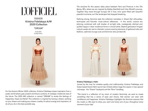 L’OFFICIEL ARABIA | MAY 2020 | Halm Online | Press Portfolio