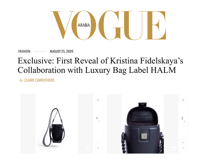 VOGUE ARABIA | AUGUST 2020 | Halm Online | Press Portfolio