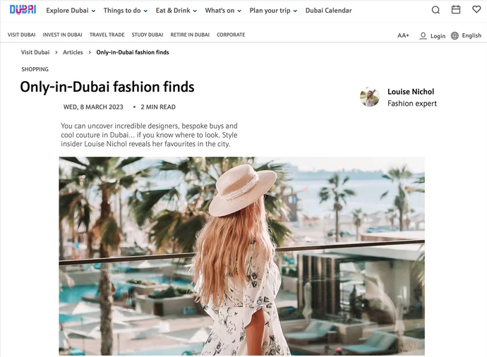 Visit Dubai – HALM Handbags Only In Dubai Fashion Finds
