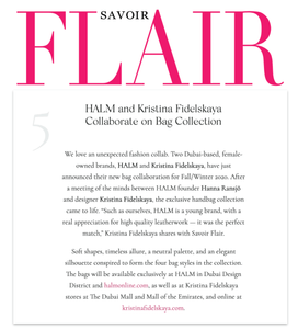 HALM x KRISTINA FIDELSKAYA Paris Fashion Week Runway Exclusively Covered by Savoir Flair